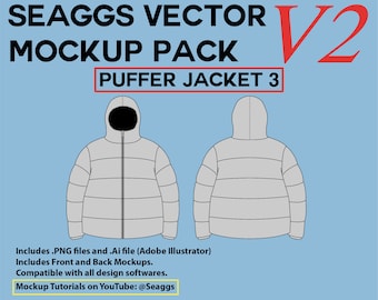 Streetwear Clothing Vector Mockup Pack, 112 Mockups (Adobe Illustrator, Photoshop, Procreate)