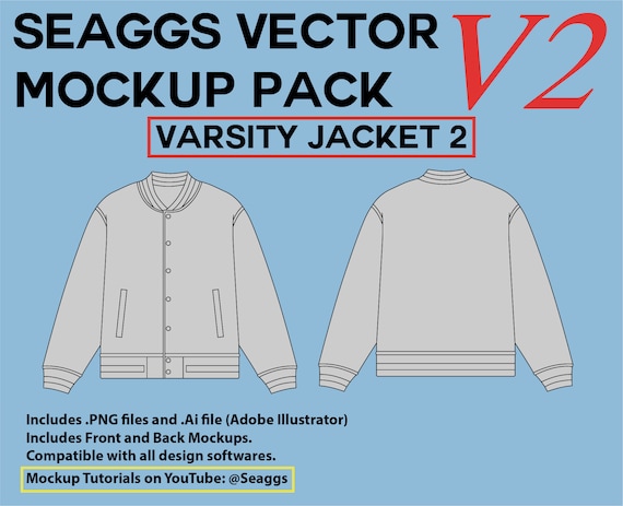 Varsity Bomber Jacket Mockup Templates Free Varsity Jacket Mockup