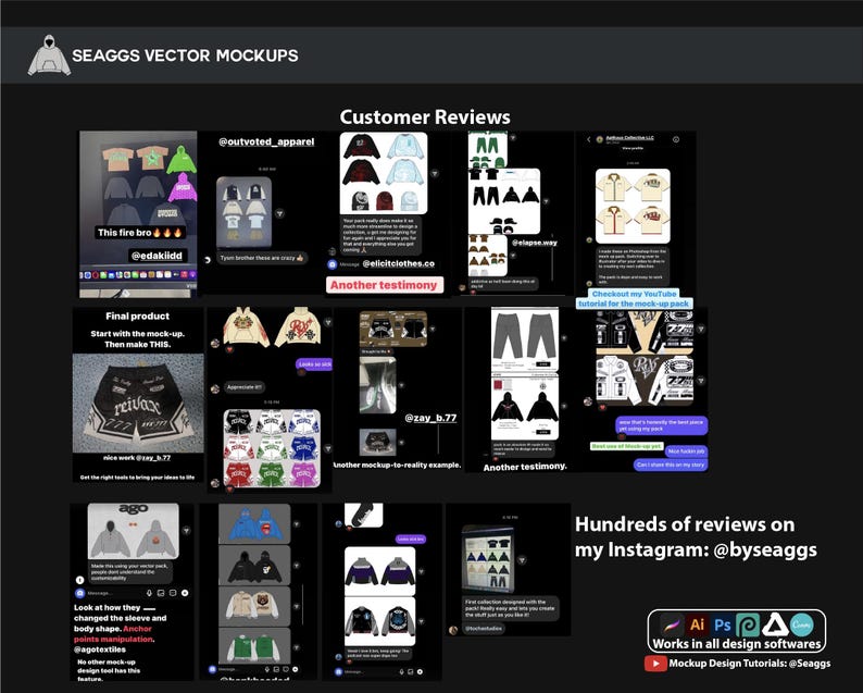 5500+ Streetwear Mockups & Vector Clothing Techpack Template for Brand Fashion Design in Adobe Illustrator and Procreate image 7