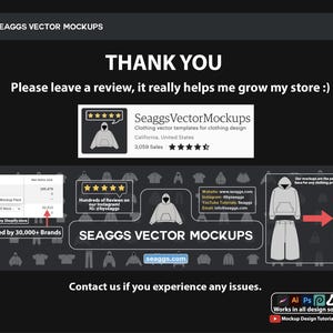 5500+ Streetwear Mockups & Vector Clothing Techpack Template for Brand Fashion Design in Adobe Illustrator and Procreate image 10