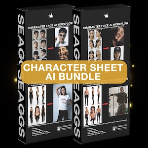Character Sheet Model Photography AI Workflow | Fashion & Apparel Photo Template