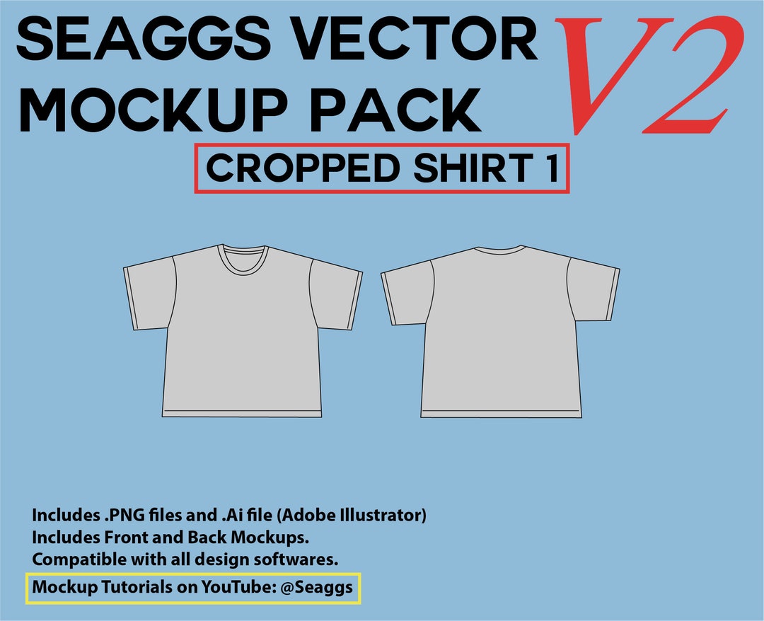 Oversized Streetwear T-shirt Clothing Vector Mockup Clothing Brand Fashion  Design Tool for Adobe Illustrator Adobe Photoshop Procreate 