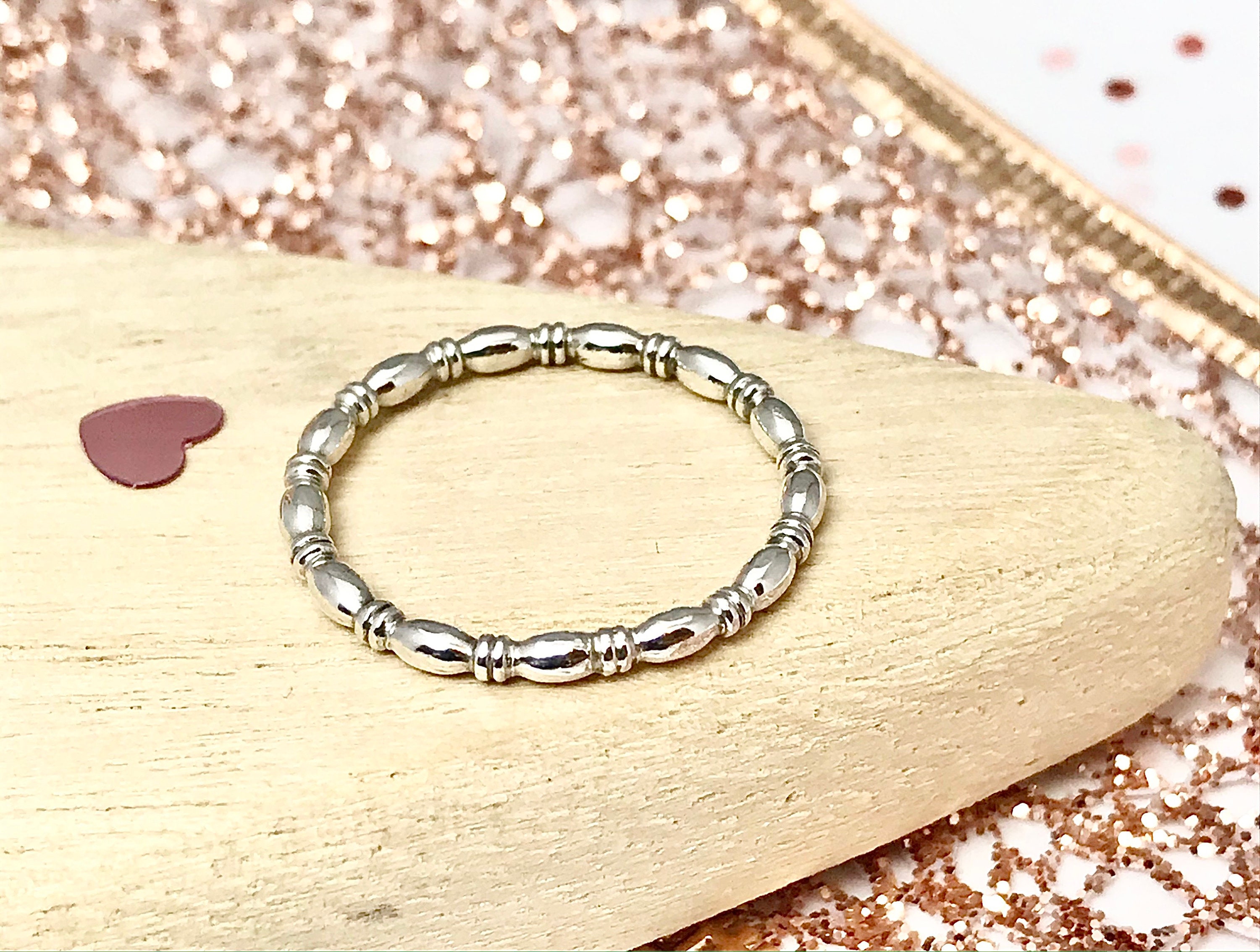 8 Stück 11X9mm Untertasse Perlen Sterling Versilbert Schmuck