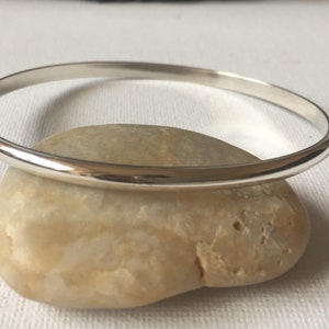 Sterling Silver Bangle, Real Silver Bangle, Polished Bangle, Women's Bangle, Men's Bangle, Unisex Jewellery