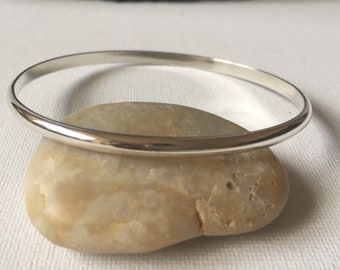 Sterling Silver Bangle, Real Silver Bangle, Polished Bangle, Women's Bangle, Men's Bangle, Unisex Jewellery