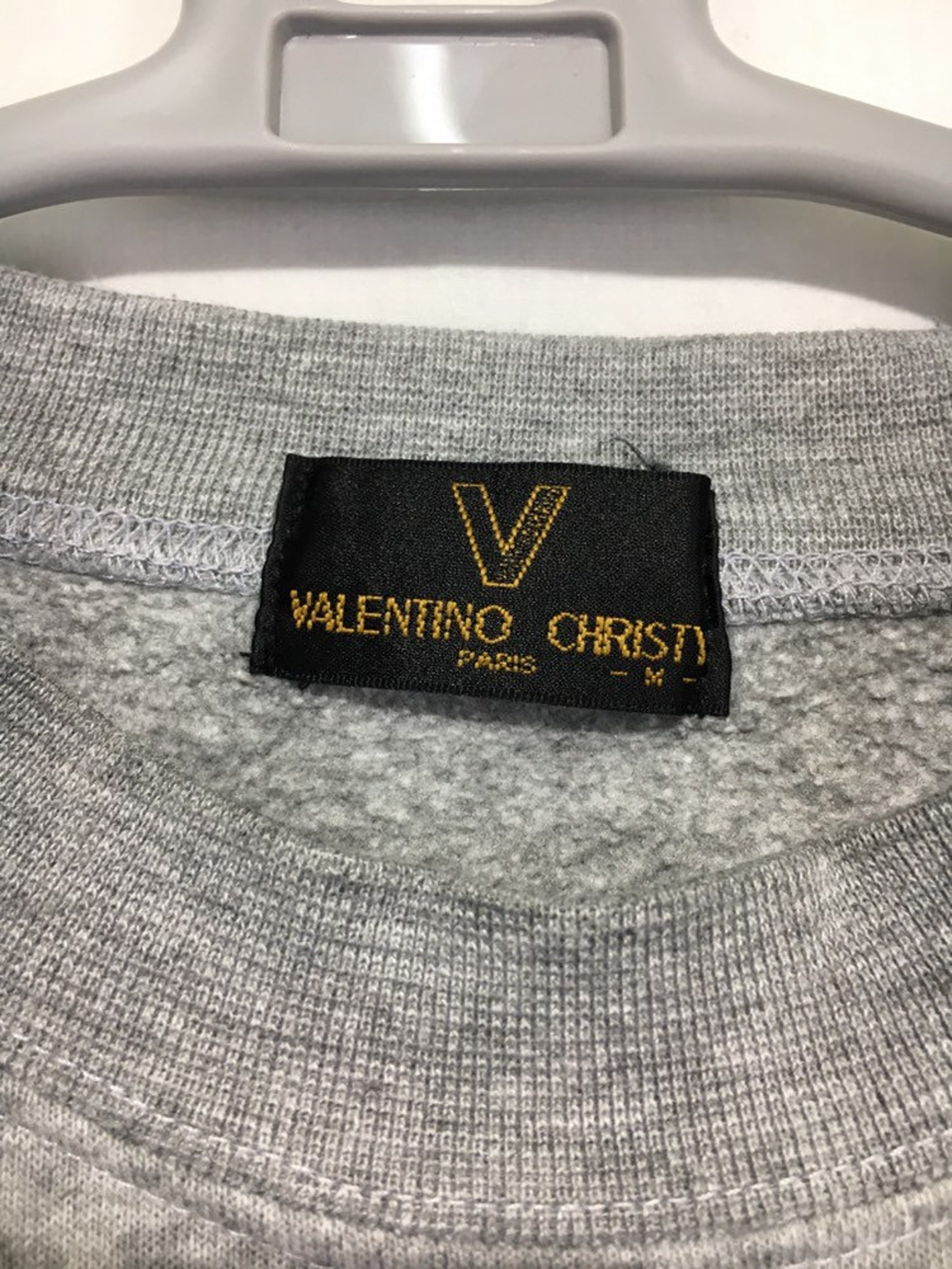 Vintage Valentino Christy Sweatshirt Embroidery Big Logo - Etsy Israel