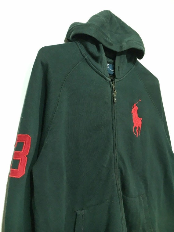 Vintage Polo Ralph Lauren Embroidery Logo Full Zip Hoodie - Etsy