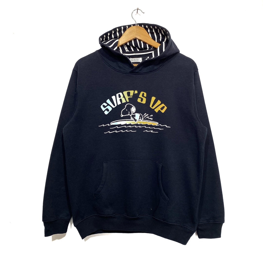 SNOOPY'S SURF SHOP Vintage PEANUTS スウェット Vintage Snoopy Peanut Surfboard Schulz Sweatshirt Hoodie