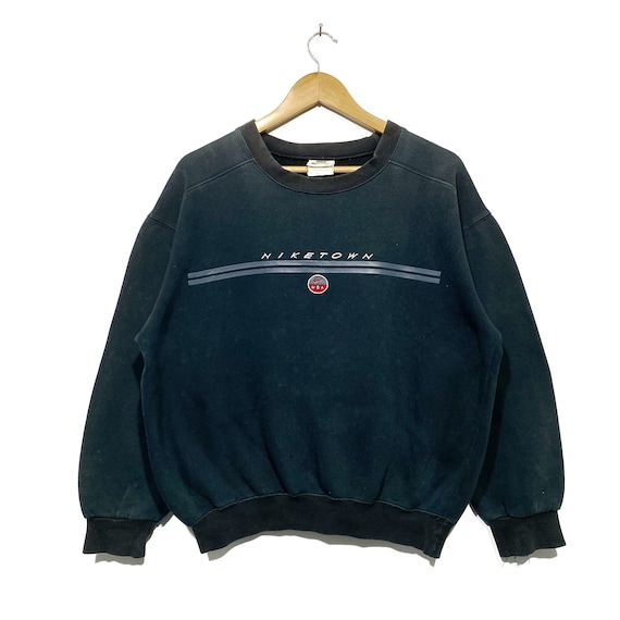 Vintage Nike Town Distress Faded sweatshirt pullov