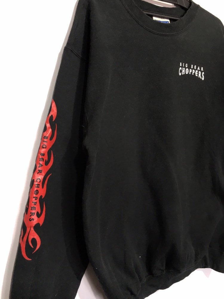 Vintage USA Big Bear Choppers Bike Gang Sweatshirt - Etsy