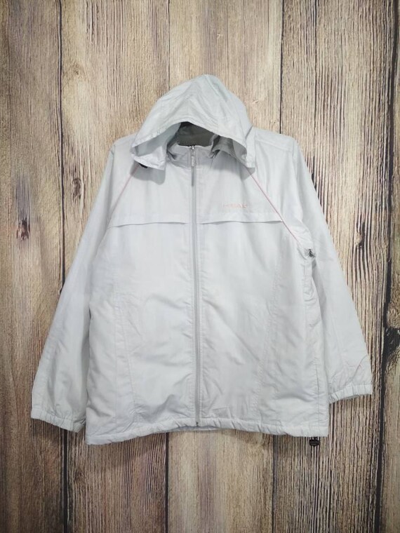 Vintage Head hoodies windbreaker removeble zipper