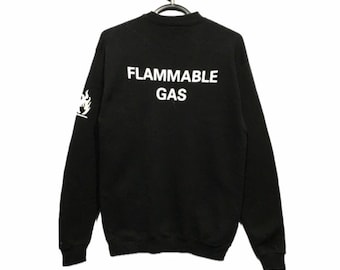 Vintage 90s Tultex Los Angeles Fire Department  Hazmat Technician sweatshirt