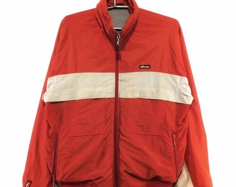 ヴィンテージ 1990 年代 ELLESSE ブルドッグ スキー ジャケット L
