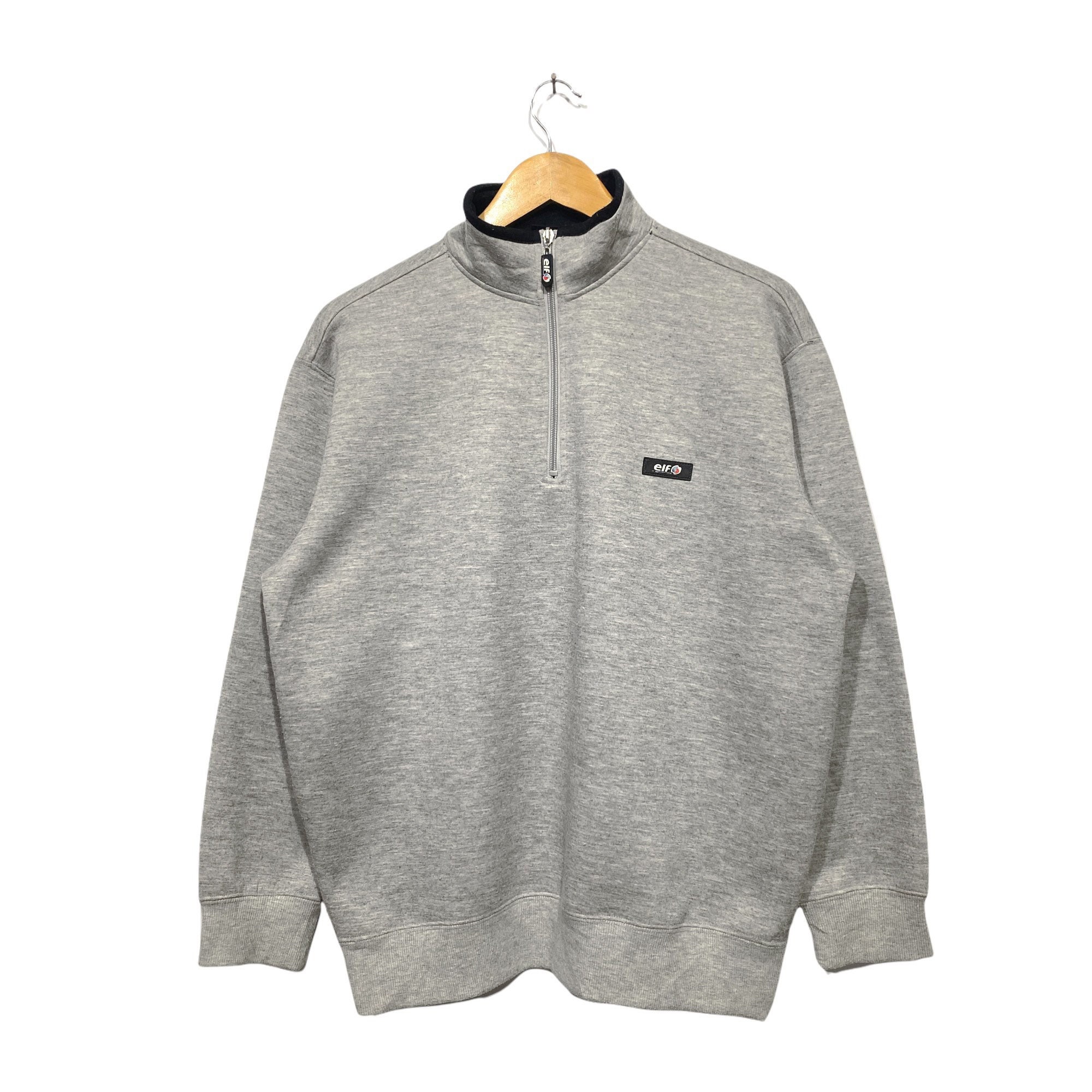 60s VINTAGE SWEATSHIRT HALF ZIP グランジ 片爪 A.PRESSE Vintage Half Zip Sweat shirt(BLACK)スタイル 8月24日