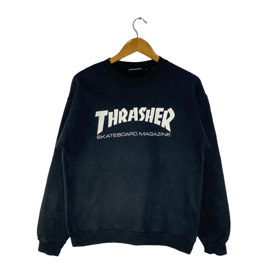 Sweat Thrasher Skateboard - Noir Taille S - Homme - Occasion En Très Bon état