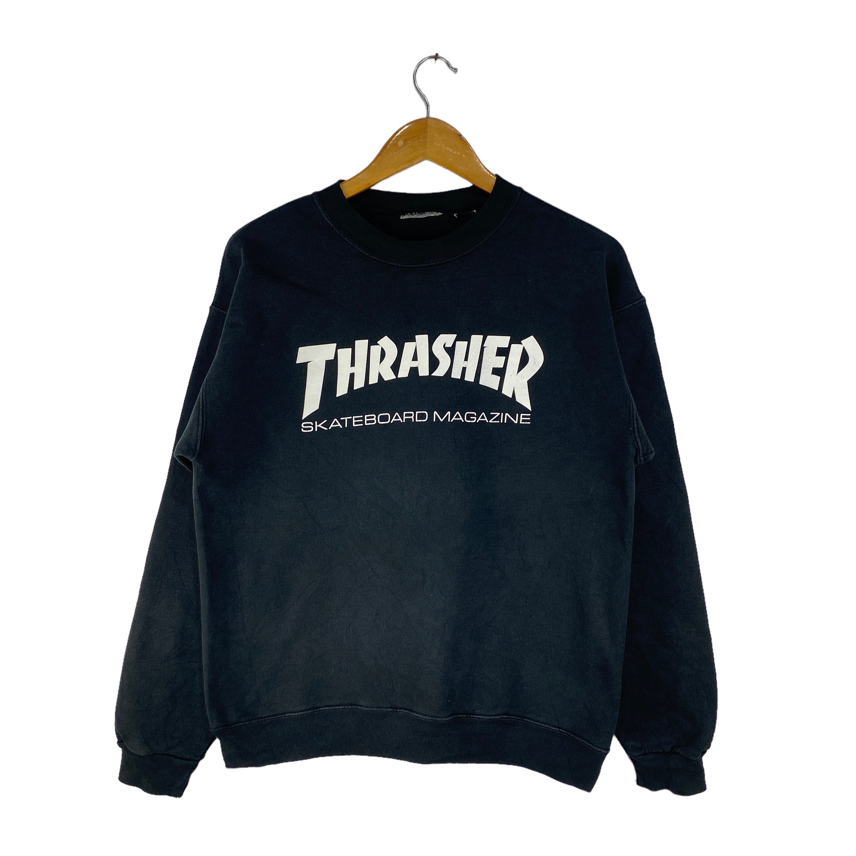Vintage Thrasher Skateboard Street Wear Sweatshirt Pullover Jumper 
