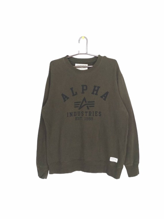 Alpha industries sweatshirt logo - Gem
