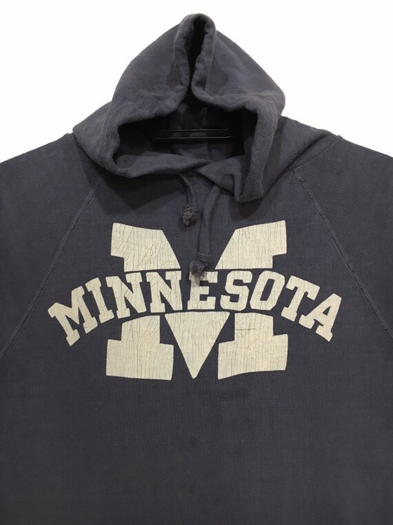 Vintage University of Minnesota hoodie sweatshirt - image 2