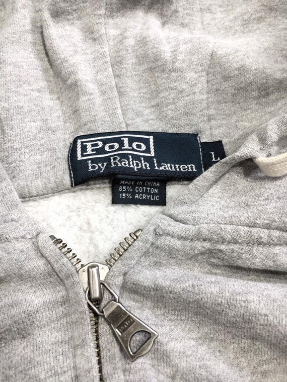 Vintage Polo Ralph Lauren Hoodie Full Zip Sweatshirt -  Singapore