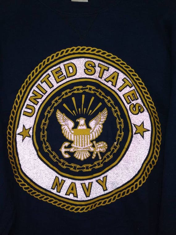 United States Navy pullover sweatshirt Big logo w… - image 10