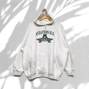 Vintage Aviation Career & Technical Education High School Sweatshirt Pullover Hoodie