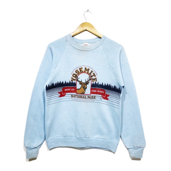 Vintage USA 1988 Deer Yosemite National Park sweat