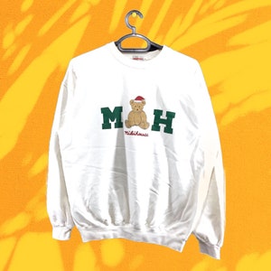 Vintage Mikihouse Christmas Bear sweatshirt