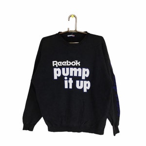 Vintage Reebok Sweatshirt mit großem Logo buchstabe aus