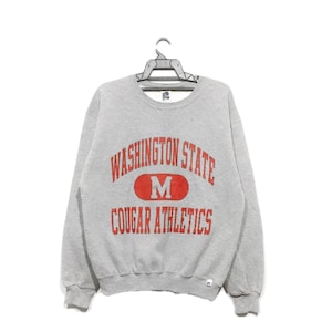 Vintage WSU Washington State University Cougar Athletics sweatshirt
