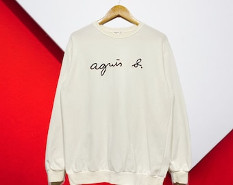 Vintage Agnes B Sweatshirt Jumper - Etsy