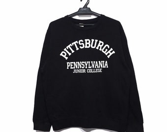 Sudadera vintage del Pittsburgh Junior College de Pensilvania