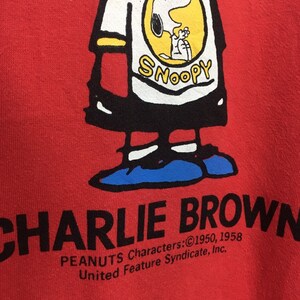 Vintage Charlie Brown Snoopy Peanut Sweatshirt Big Logo - Etsy
