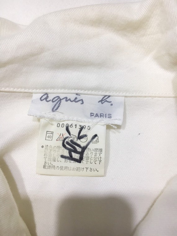 Vintage Agnes B women jacket super long sleeves - image 6