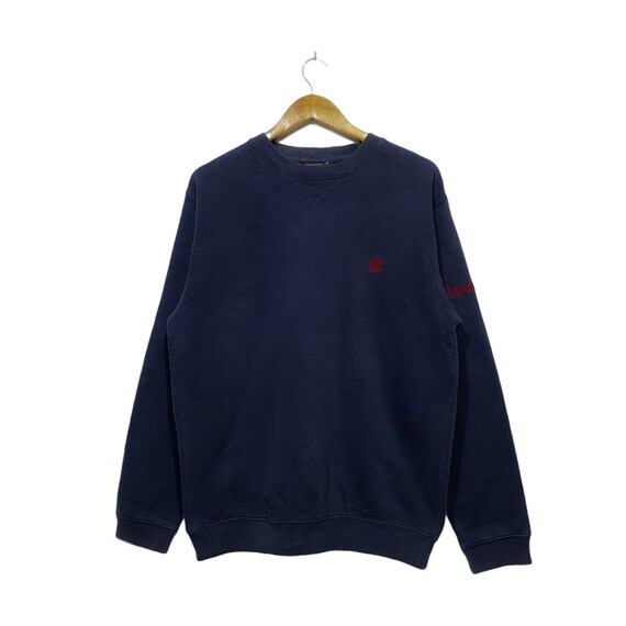 Vintage Timberland small embroidery logo sweatshir