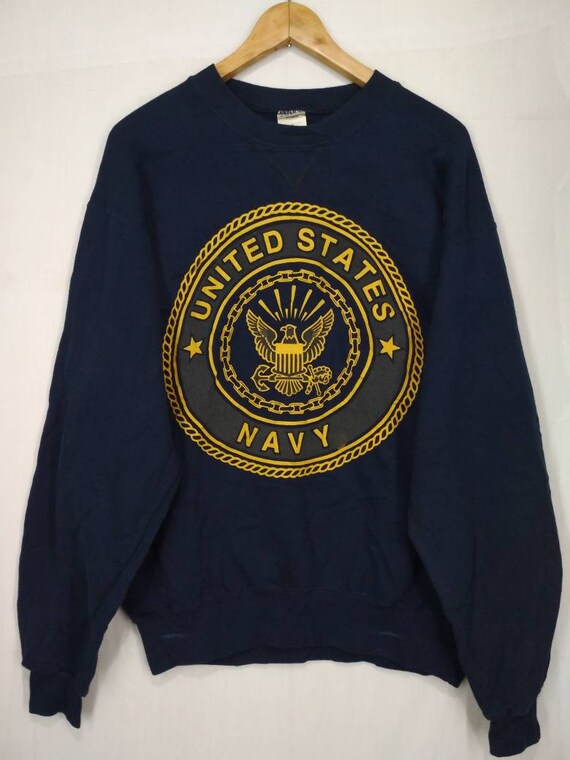 United States Navy pullover sweatshirt Big logo w… - image 2