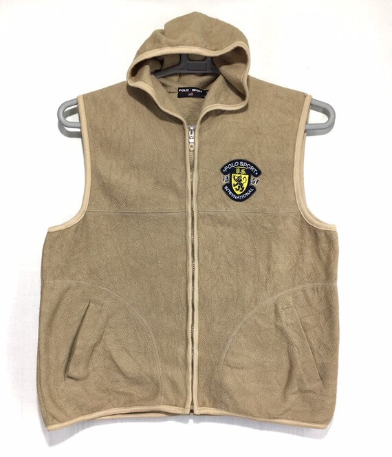 Polo vest with hoodie hotsell