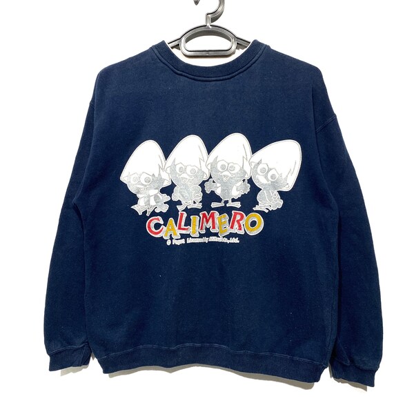 Vintage Calimero Italian cartoon character Pagot License by Mitsui & co sweatshirt pullover