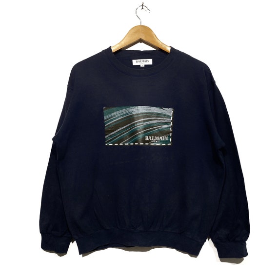 Vintage Balmain Faded sweatshirt pullover jumper