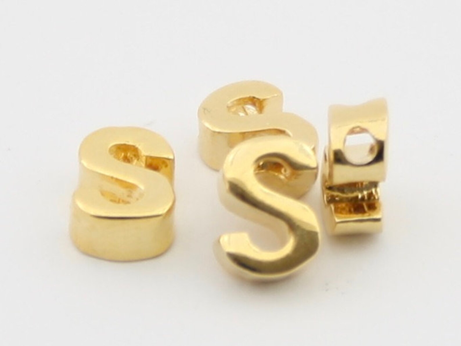 Alphabet Letters Gold Plated Etsy