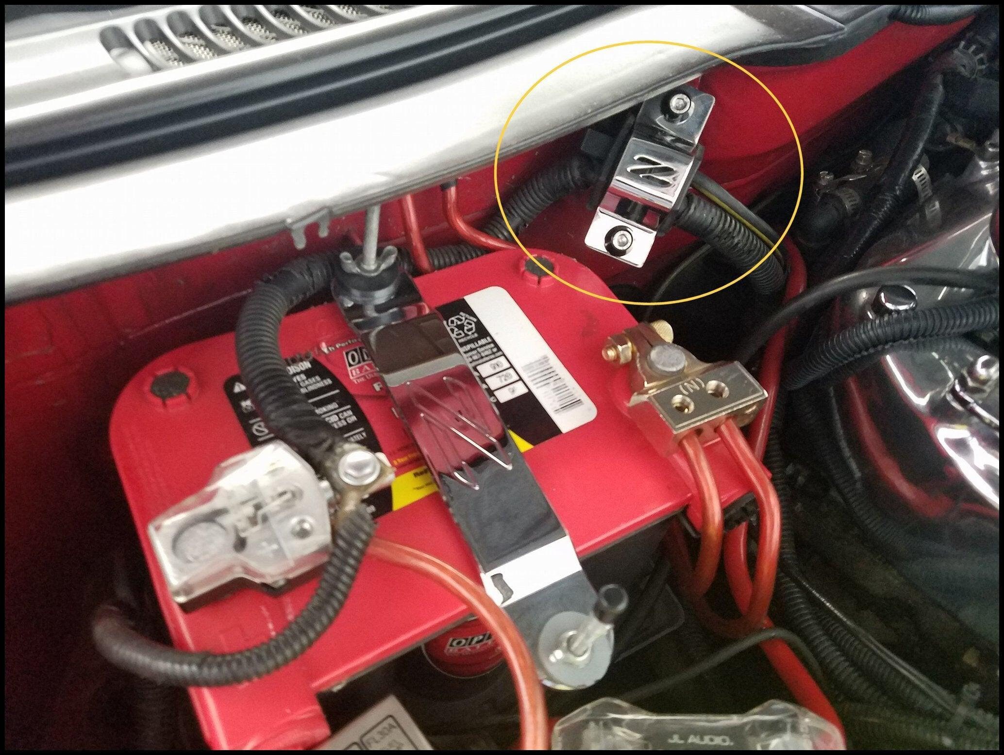 ZSPEC Battery Cable Bracket for '90-99 Nissan 300zx Z32
