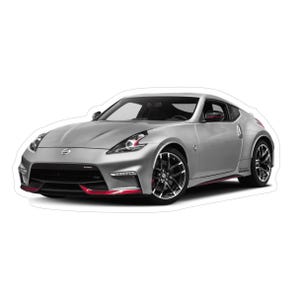 Nissan 370z Z34 V2 Charcoal NISMO Sports Car Vinyl Decal / Sticker
