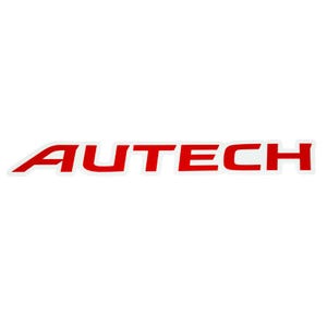Clear-Vinyl Printed Autech Sticker Decal, 1&quot; x 7.7&quot;