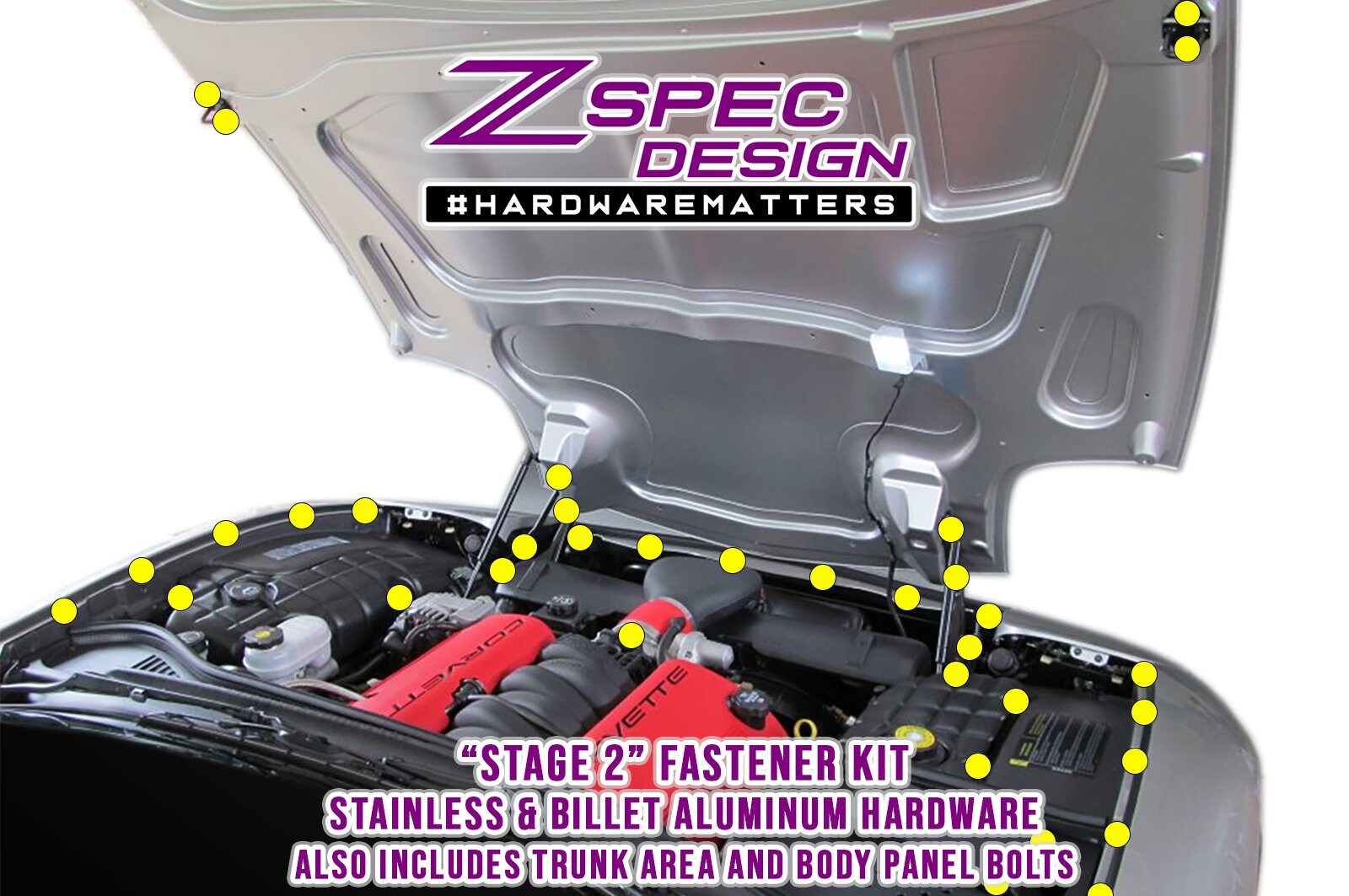 ZSPEC Dress Up Bolts® Fastener Kit, Door Jams Area for Datsun