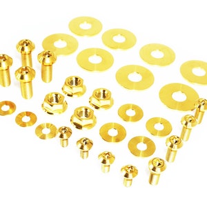 ZSPEC Trunk Area Fastener Kit for &#39;22+ Toyota GR86 & Subaru BRZ, Titanium