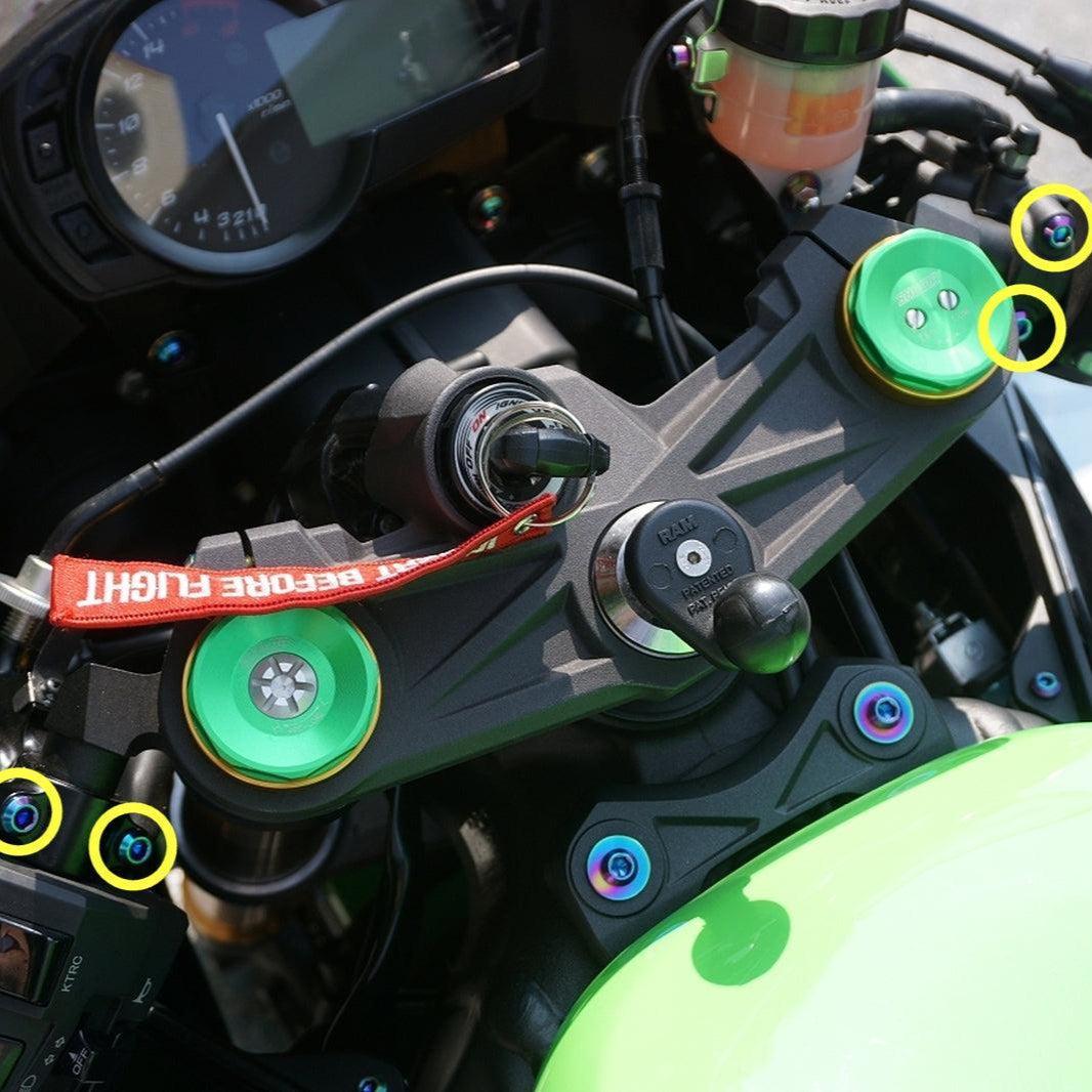 ZSPEC Titanium Fasteners for the Kawasaki Ninja 636 ZX6R Brake