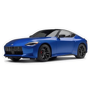 Nissan Z RZ34 Sports Car Vinyl Decal / Sticker, Blue