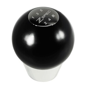 ZSPEC Shift Knob, M8-1.25, Delrin & Stainless, 5-Speed Shift Pattern Coin