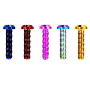 ZSPEC M5-0.8x25mm Dress Up Bolt® Fastener, Angled Head, Titanium Grade-5, Per Each