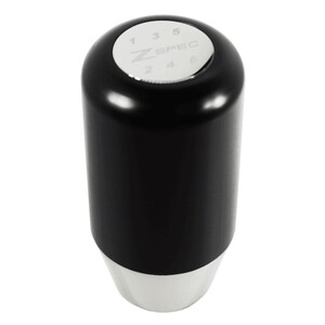 ZSPEC Shift Knob, M10-1.5, Delrin & Stainless, 6-Speed Shift Pattern Coin