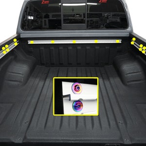 ZSPEC Utili-Track Sides & Rear Fastener Kit for &#39;05+ Nissan Frontier D40/D41, Titanium
